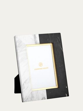 Jonathan Adler Marble Frame with Gold Trim